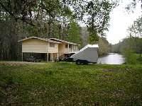 Doug Miller's camp house that we are using to lay over in