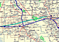 Day 13 88 miles Jennings, LA to Baton Rouge, LA 3-12-2001